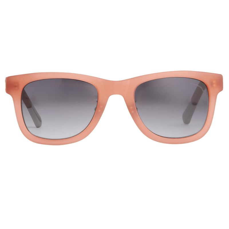 Kris Van Assche Sunglasses with D-frame Rubberised Orange and Grey Lenses - KVA47C4SUN - WatchPilot