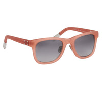 Kris Van Assche Sunglasses with D-frame Rubberised Orange and Grey Lenses - KVA47C4SUN - WatchPilot