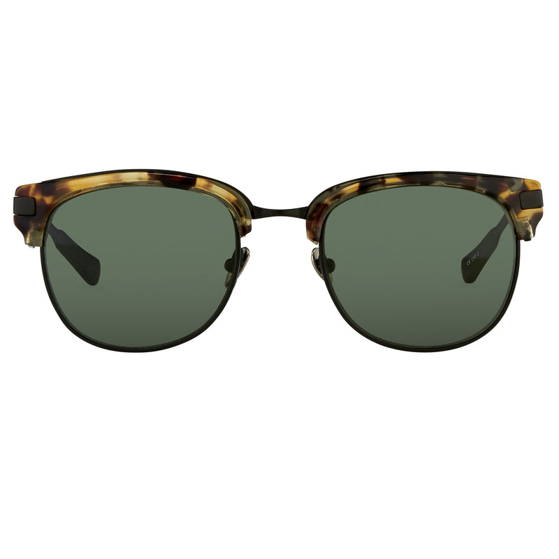 Kris Van Assche Sunglasses with D-Frame Tortoiseshell Black and Green Lenses Category 3 - KVA76C2SUN - WatchPilot