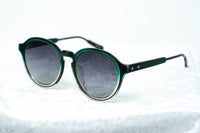 Kris Van Assche Sunglasses with Oval Green Clear Gunmetal and Grey Graduated Lenses - KVA79C3SUN - WatchPilot