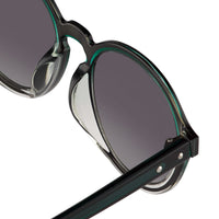 Kris Van Assche Sunglasses with Oval Green Clear Gunmetal and Grey Graduated Lenses - KVA79C3SUN - WatchPilot