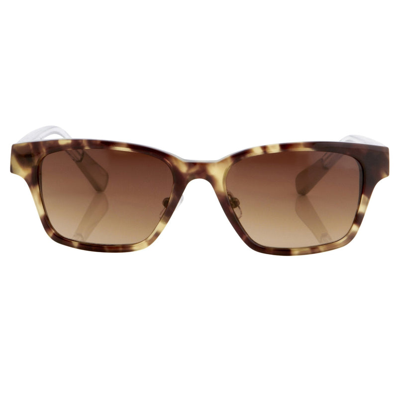 Kris Van Assche Sunglasses with Rectangular Brown Tortoise Shell and Brown Graduated Lenses - KVA18C1SUN - WatchPilot