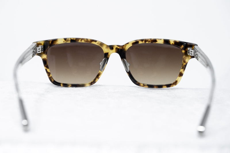 Kris Van Assche Sunglasses with Rectangular Brown Tortoise Shell and Brown Graduated Lenses - KVA18C1SUN - WatchPilot