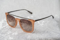 Kris Van Assche Unisex Sunglasses with D-Frame Orange with Brown Graduated Lenses Category 3 - KVA85C3SUN - WatchPilot