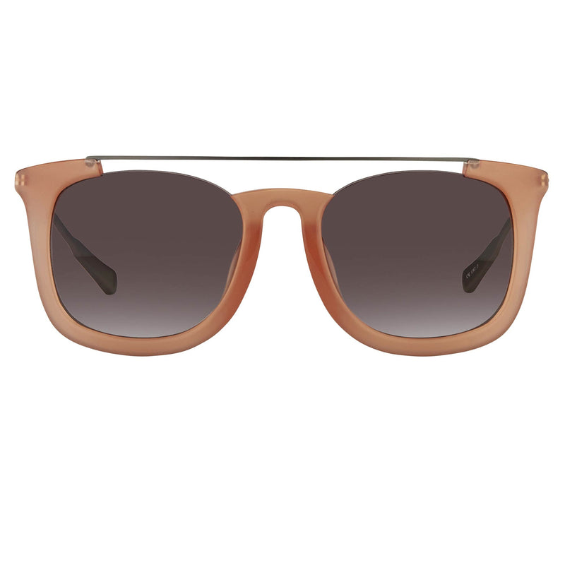 Kris Van Assche Unisex Sunglasses with D-Frame Orange with Brown Graduated Lenses Category 3 - KVA85C3SUN - WatchPilot