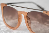 Kris Van Assche Unisex Sunglasses with D-Frame Orange with Brown Graduated Lenses Category 3 - KVA85C3SUN - WatchPilot