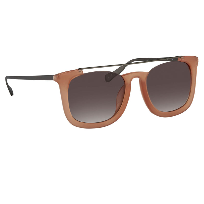 Kris Van Assche Unisex Sunglasses with D-Frame Orange with Brown Graduated Lenses Category 3 - KVA85C3SUN - WatchPilot