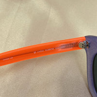 Markus Lupfer Sunglasses D-Frame Lilac Glitter Neon Orange Lenses Category 3 Dark Tint ML5C5SUN - WatchPilot