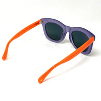 Markus Lupfer Sunglasses D-Frame Lilac Glitter Neon Orange Lenses Category 3 Dark Tint ML5C5SUN - WatchPilot