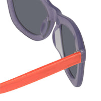 Markus Lupfer Sunglasses D-Frame Lilac Glitter Neon Orange Lenses Category 3 Dark Tint ML5C5SUN - WatchPilot