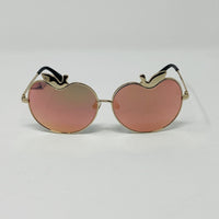 Markus Lupfer Sunglasses Special Apples Gold Mirror Lenses Category 3 Dark Tint ML12C7SUN - WatchPilot