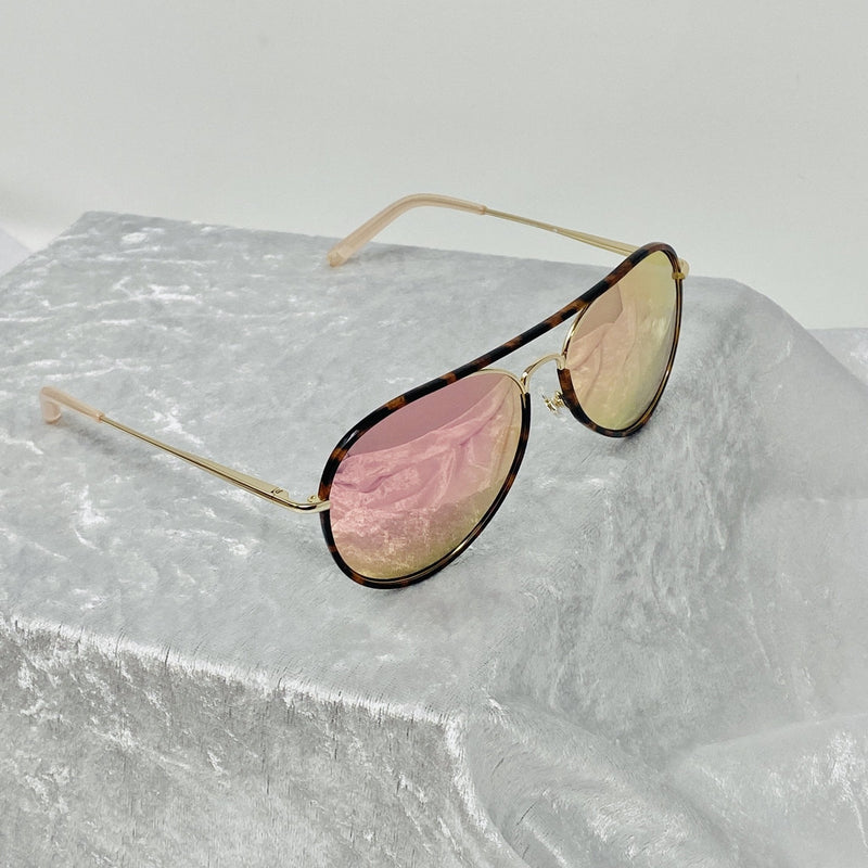 Matthew Williamson Sunglasses Pink Tortoise Shell with Peach Lenses MW154C6SUN - WatchPilot