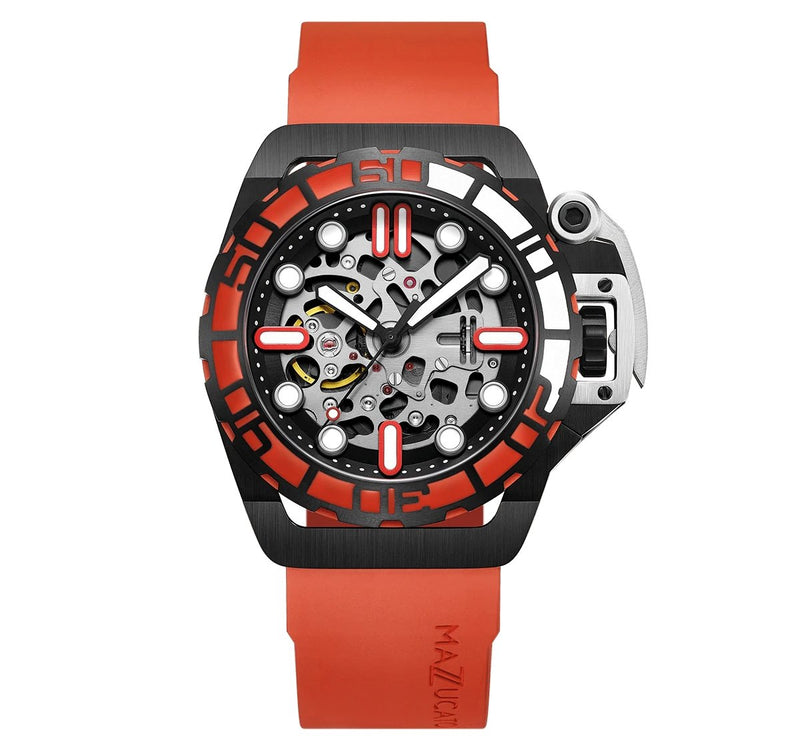 Mazzucato RIM SUB Men's Automatic Watch Orange SK3-OR - WatchPilot