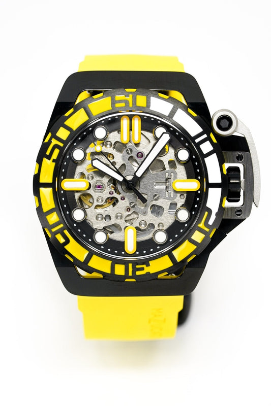 Mazzucato RIM SUB Men's Automatic Watch Yellow SK4-YL - WatchPilot