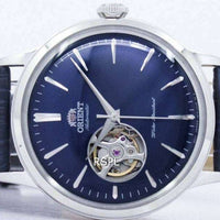 Mechanical Watch - Orient Bambino Open Heart Men's Blue Watch RA-AG0005L10B