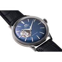 Mechanical Watch - Orient Bambino Open Heart Men's Blue Watch RA-AG0005L10B