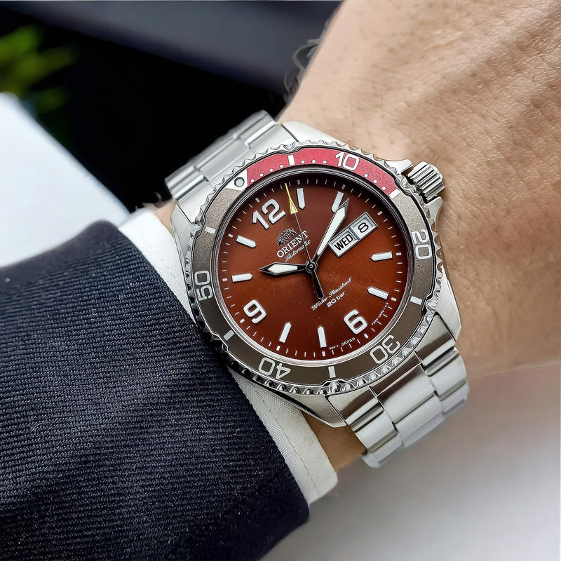 Orient mako iii on sale red