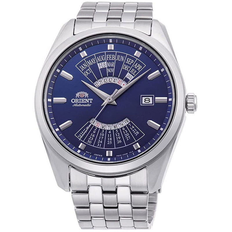 Mechanical Watch - Orient Multi-Year Calendar Men's Silver Watch RA-BA0003L10B