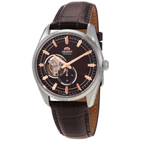 Mechanical Watch - Orient Open Heart Men's Brown Watch RA-AR0005Y10B