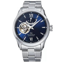 Mechanical Watch - Orient Star Contemporary Open Heart Men's Blue Watch RE-AT0001L00B