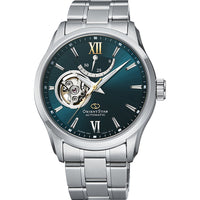 Mechanical Watch - Orient Star Contemporary Open Heart Men's Silver Watch RE-AT0002E00B