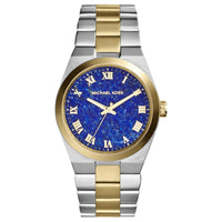 Michael Kors Ladies Watch Channing Two Tone Blue MK5893 - Watches & Crystals