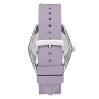 Michael Kors Ladies Watch Janelle 42mm Silver Purple MK7143