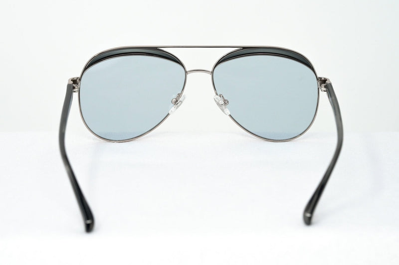 NO 21 Sunglasses Brass and Blue Lenses - WatchPilot