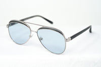 NO 21 Sunglasses Brass and Blue Lenses - WatchPilot