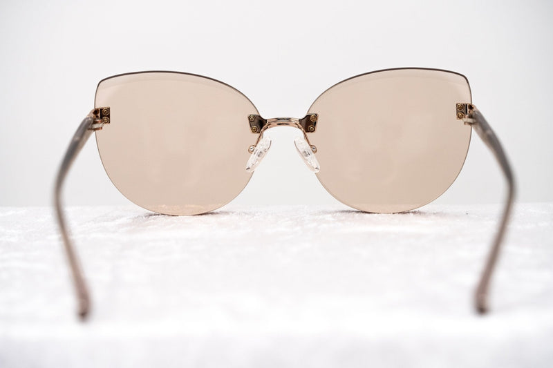 NO 21 Sunglasses Cat Eye Clear Acetate and Rose Gold with CAT1 Peach Lenses - N21S15C5SUN - WatchPilot