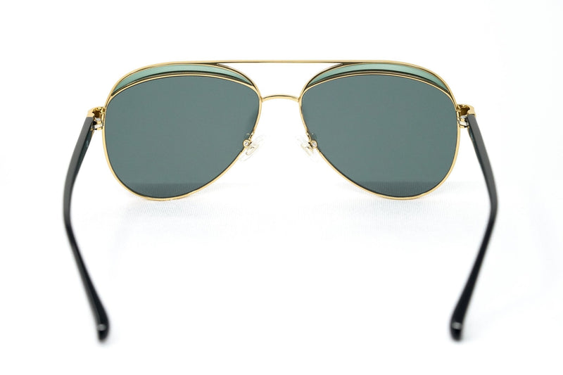 NO 21 Sunglasses Gold and Green - WatchPilot