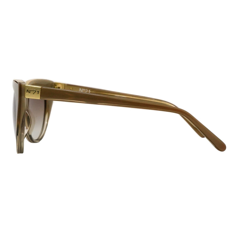 NO 21 Women's Sunglasses Cat Eye Gold - WatchPilot