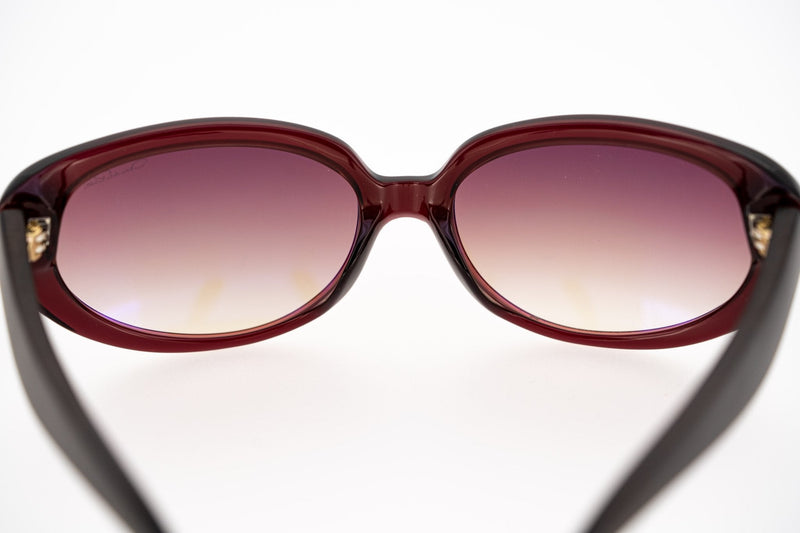 Oscar De La Renta Eyeglasses Cat Eye Ruby and Grey Lenses - ODLR43C9SUN - WatchPilot