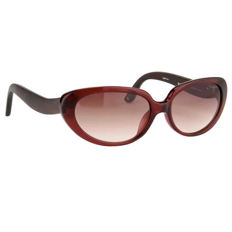 Oscar De La Renta Eyeglasses Cat Eye Ruby and Grey Lenses - ODLR43C9SUN - WatchPilot