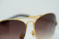 Oscar De La Renta Sunglasses Gold and Brown Graduated Lenses - ODLR44C4SUN - WatchPilot