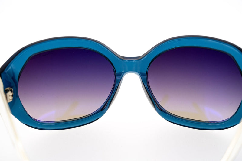 Oscar De La Renta Sunglasses Jackie O Sapphire Blue and Grey Lenses - ODLR34C5SUN - WatchPilot