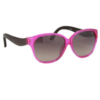 Oscar De La Renta Sunglasses Oval Pink and Grey Lenses - ODLR30C6SUN - WatchPilot