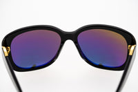 Oscar De La Renta Sunglasses Oversized Frame Black and Grey Lenses - ODLR45C1SUN - WatchPilot