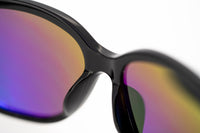 Oscar De La Renta Sunglasses Oversized Frame Black and Grey Lenses - ODLR45C1SUN - WatchPilot