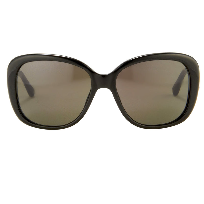 Oscar De La Renta Sunglasses Oversized Frame Black and Grey Lenses - ODLR45C1SUN - WatchPilot