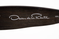 Oscar De La Renta Sunglasses Oversized Frame Black Wood and Burgundy Graduated Lenses ODLR25C1SUN - WatchPilot