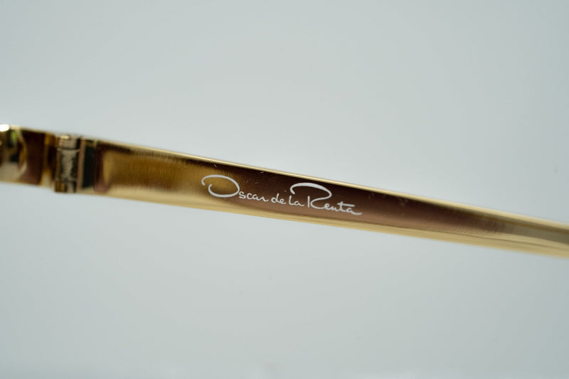 Oscar De La Renta Sunglasses Oversized Frame Gold and Purple Lenses Category 3 - ODLR32C1SUN - WatchPilot