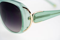 Oscar De La Renta Sunglasses Oversized Frame Mint and Grey Lenses - ODLR55C3SUN - WatchPilot