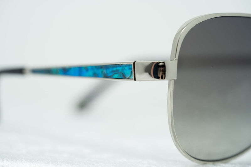 Oscar De La Renta Sunglasses Oversized Frame Silver and Grey Lenses - ODLR32C3SUN - WatchPilot