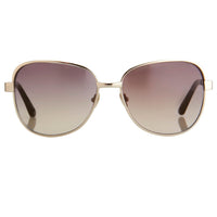 Oscar De La Renta Sunglasses Oversized Frame Silver and Grey Lenses - ODLR32C3SUN - WatchPilot