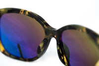 Oscar De La Renta Sunglasses Oversized Frame Tortoise Shell and Grey Lenses - ODLR45C2SUN - WatchPilot