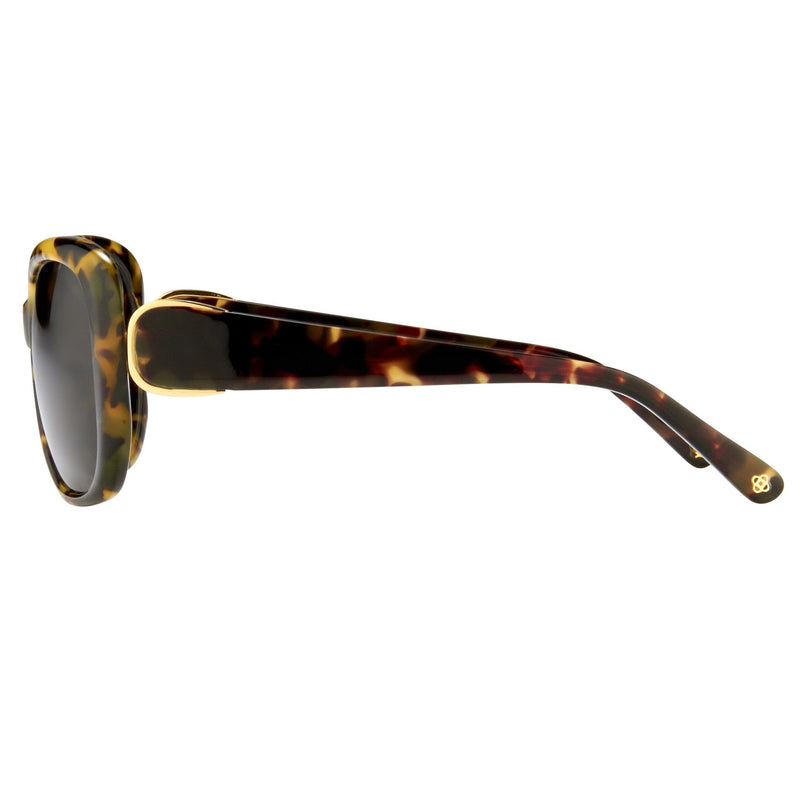 Oscar De La Renta Sunglasses Oversized Frame Tortoise Shell and Grey Lenses - ODLR45C2SUN - WatchPilot