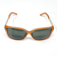 Oscar De La Renta Sunglasses Oversized Orange Enamel Arms and Green Lenses Category 3 - ODLR21C5SUN - WatchPilot