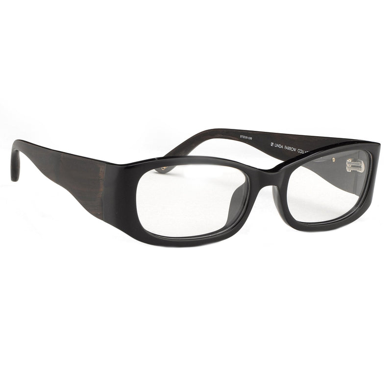 Oscar De La Renta Unisex Eyeglasses Rectangle Black Sandalwood with Clear Lenses - ODLR42C1OPT - WatchPilot