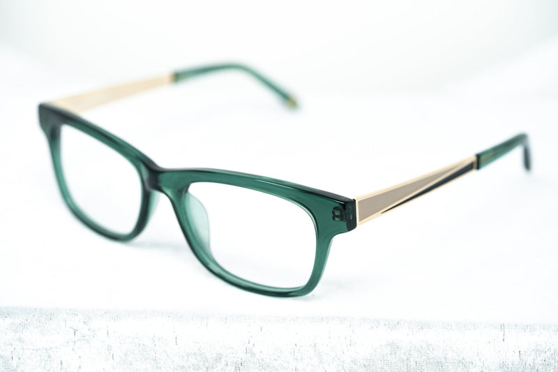 Oscar De La Renta Unisex Eyeglasses Rectangle Forest Green with Clear Lenses - ODLR41C3OPT - WatchPilot